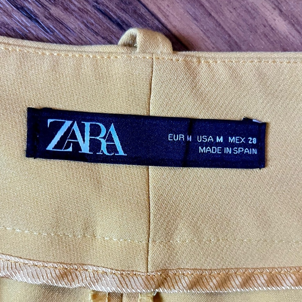 ZARA Mustard Yellow Trousers - Picture 6 of 6